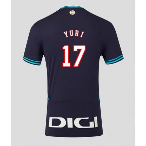 Athletic Bilbao Yuri Berchiche #17 Jalkapallovaatteet Vieraspaita 2025-26 Lyhythihainen